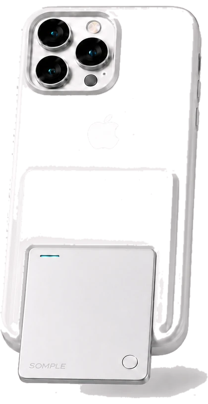SOMPLE case with the sliding recorder module